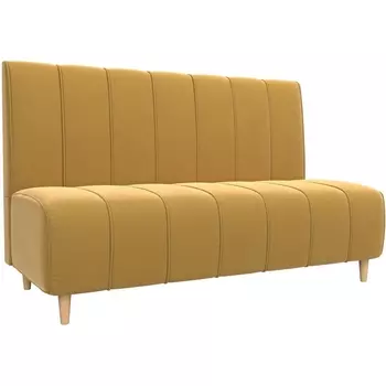 Прямой диван Ральф (микровельвет желтый) Лига Диванов 110672