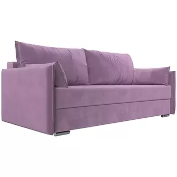 Прямой диван Сайгон (Микровельвет/Фиолетовый) Лига Диванов 115114
