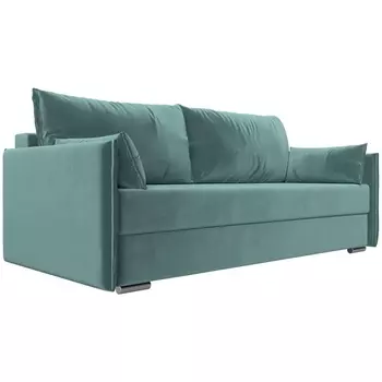 Прямой диван Сайгон (Велюр/Бирюзовый) Лига Диванов 115101