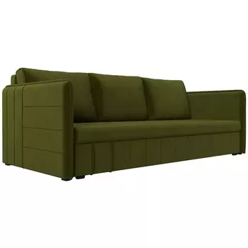 Прямой диван Слим (Микровельвет/Зеленый) Лига Диванов 119810