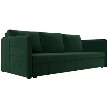 Прямой диван Слим (Велюр/Зеленый) Лига Диванов 119803