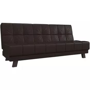 Прямой диван Винсент (экокожа коричневая) Лига Диванов 102882