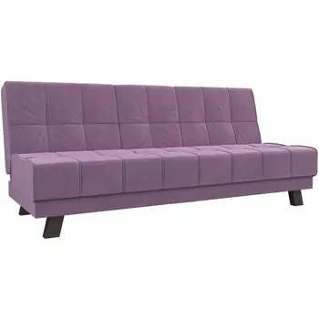 Прямой диван Винсент (микровельвет сиреневый) Лига Диванов 109765