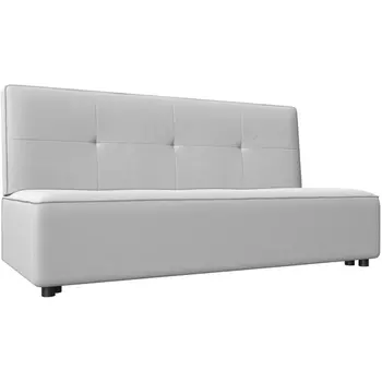 Прямой диван Зиммер (экокожа белая) Лига Диванов 108563