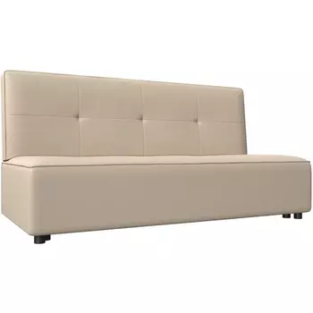 Прямой диван Зиммер (экокожа бежевая) Лига Диванов 108562