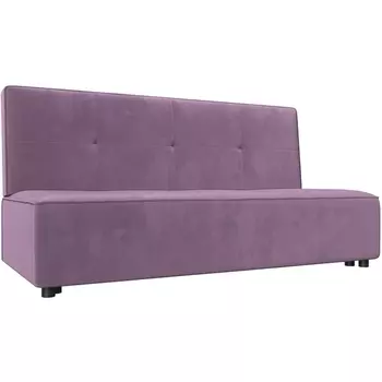 Прямой диван Зиммер (микровельвет сиреневый) Лига Диванов 108556