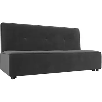 Прямой диван Зиммер (велюр серый) Лига Диванов 108547