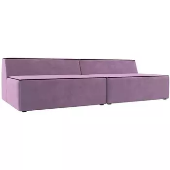 Прямой модульный диван Монс (Микровельвет/Фиолетовый) Лига Диванов 119385