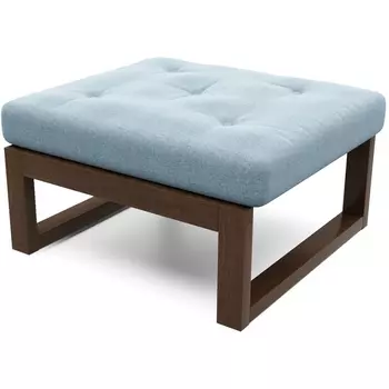 Пуф Arsko Амбер орех голубая рогожка