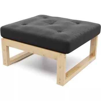 Пуф Arsko Амбер сосна черная рогожка