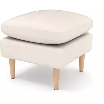 Пуф Arsko Корс молочный велюр