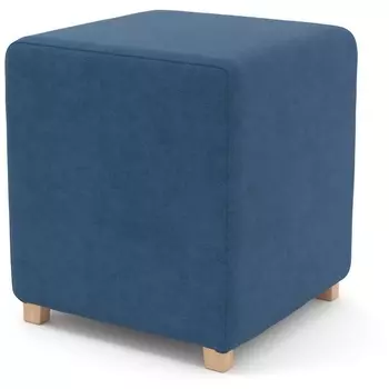 Пуф Arsko Мозли 1 синий велюр