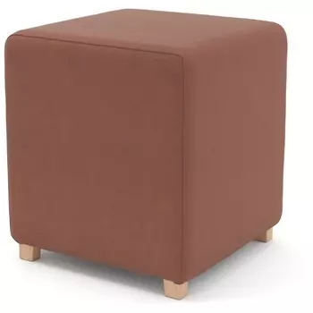 Пуф Arsko Мозли 1 терракотовый велюр