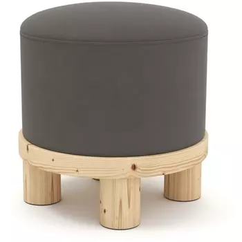 Пуф Arsko Сканди 1 каменный велюр