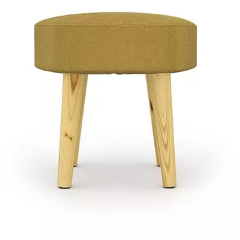 Пуф Arsko Сканди 2 горчичная рогожка