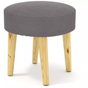 Пуф Arsko Сканди 2 серая рогожка