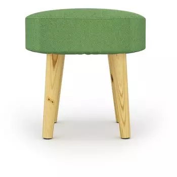 Пуф Arsko Сканди 2 зеленая рогожка