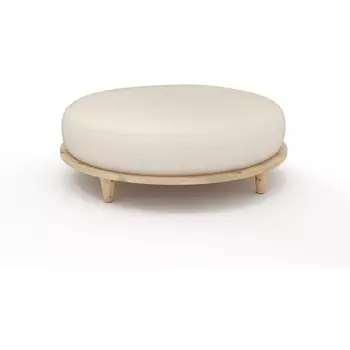 Пуф Arsko Сканди 4 молочный велюр