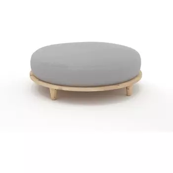 Пуф Arsko Сканди 4 светло-серый велюр