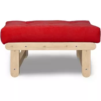 Пуф Arsko Сламбер сосна красный вельвет