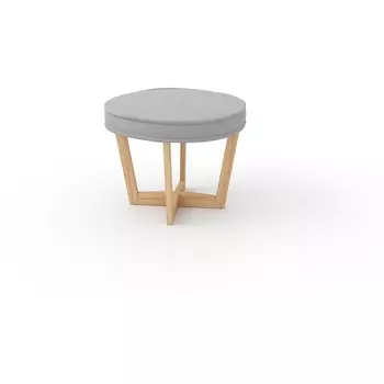 Пуф Arsko Вильсон светло-серый велюр