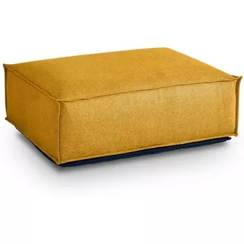 Пуф Asti ОГОГО (арт.680410), (Рогожка/Темно-синий,Желтый) ОГОГО Обстановочка!