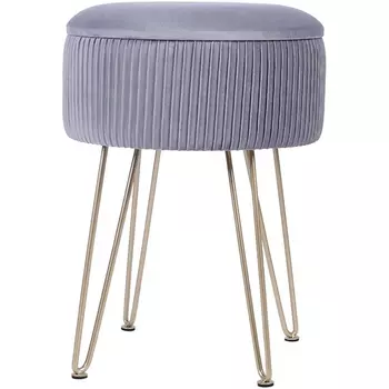 Пуф Астор серый Stool Group арт.УТ000039497