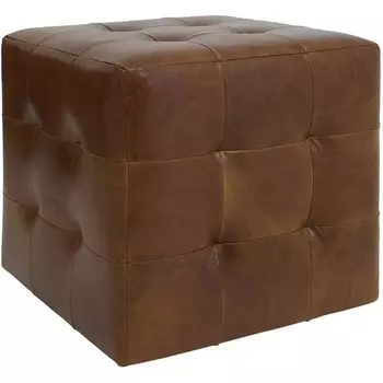 Пуф Brick Max ОГОГО (арт.330376), (Кожа/Карамельный) ОГОГО Обстановочка!