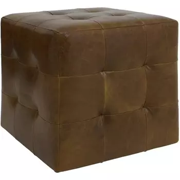 Пуф Brick Max ОГОГО (арт.330382), (Кожа/Коричневый) ОГОГО Обстановочка!