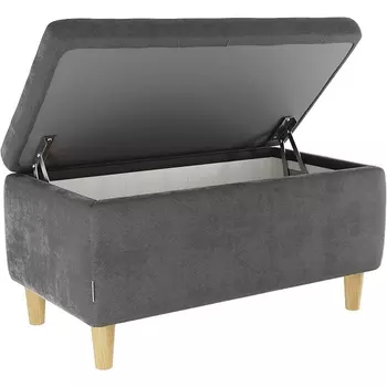 Пуф Чарли 2 Mebelson (Дерево,Ткань/Графит) арт.PM-004.2.2171