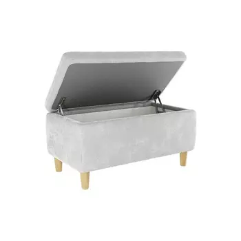 Пуф Чарли 2 Mebelson (Ткань,Дерево/Серый) арт.PM-004.2.2173