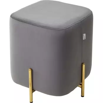 Пуф для гостиной ARES BLUVEL-14 GREY / GOLD М-City M-City
