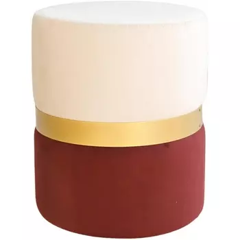 Пуф Dreambag Колорадо Бежево-Бордовый 13675