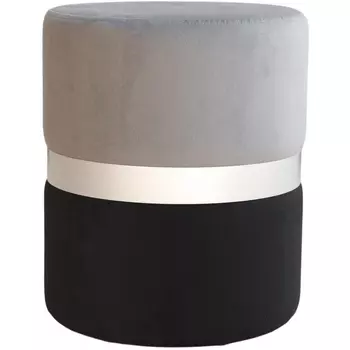 Пуф Dreambag Колорадо Серо-Черный (Серебро) 13674