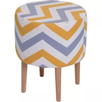 Пуф Dreambag Лекко Скандинавия Желто-Серый 13545