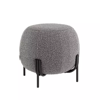 Пуф Флик new ткань букле тёмно-серый Stool Group арт.УТ000040001