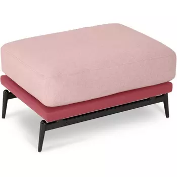 Пуф Ispani ОГОГО (арт.808350), (Экокожа,Ткань/Розовый) ОГОГО Обстановочка!