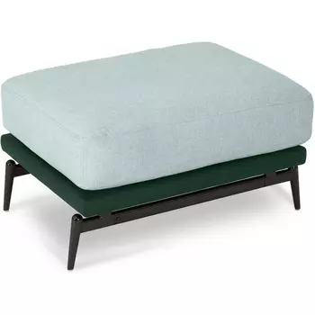 Пуф Ispani ОГОГО (арт.808354), (Ткань,Экокожа/Серый,Зеленый) ОГОГО Обстановочка!