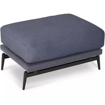 Пуф Ispani ОГОГО (арт.808359), (Ткань,Экокожа/Серый,Синий) ОГОГО Обстановочка!