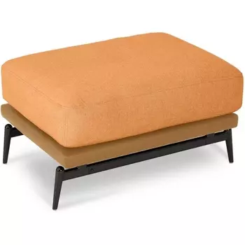 Пуф Ispani ОГОГО (арт.808361), (Экокожа,Ткань/Оранжевый) ОГОГО Обстановочка!