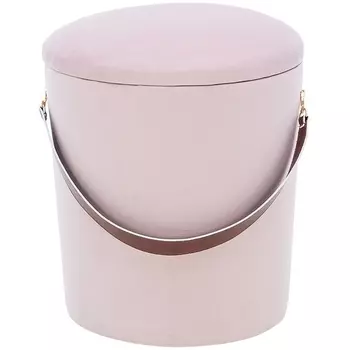 Пуф Leset Бакет МИНИ (велюр бежево-розовый) 2500000072321