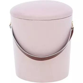 Пуф Leset Бакет (велюр бежево-розовый) 2500000072253