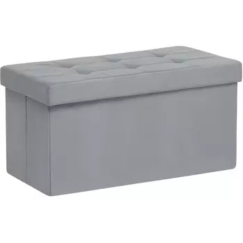 Пуф Leset Леда складной с крышкой (МДФ,Велюр) арт.4687205442178