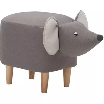 Пуф Leset Mouse COMBI (Фанера,Массив дерева,Рогожка) арт.2500000049613