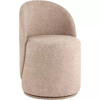 Пуф Loreen вращающийся букле капучино Stool Group (арт.УТ000039105)