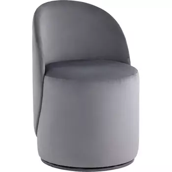 Пуф Loreen вращающийся велюр серый Stool Group (арт.УТ000039108)