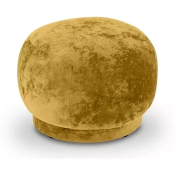 Пуф Lucca ОГОГО (арт.825250), (Велюр,Ткань/Желтый) ОГОГО Обстановочка!