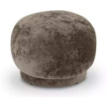 Пуф Lucca ОГОГО (арт.825253), (Ткань,Велюр/Светло-коричневый) ОГОГО Обстановочка!