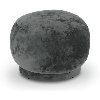 Пуф Lucca ОГОГО (арт.825261), (Ткань,Велюр/Черный) ОГОГО Обстановочка!