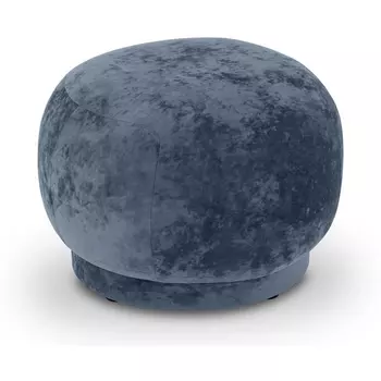 Пуф Lucca ОГОГО (арт.825262), (Ткань,Велюр/Голубой) ОГОГО Обстановочка!